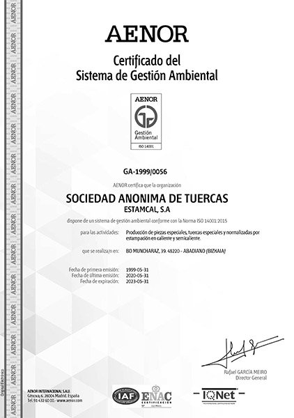 ESTAMCAL ISO14001