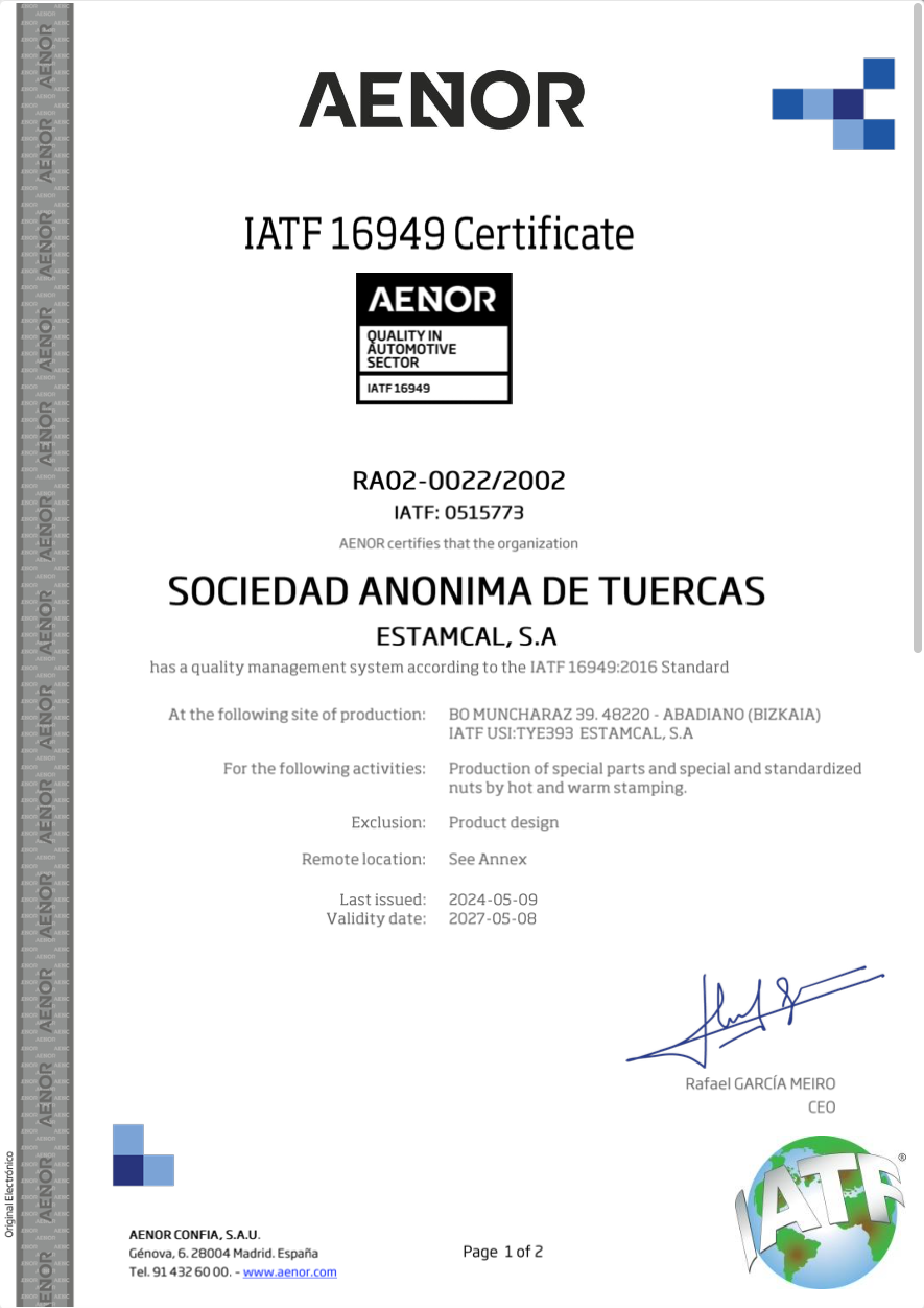 ESTAMCAL IATF EN